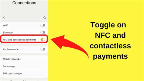 how to enable mobile data using nfc card|enable nfc android.